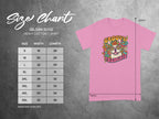 Groovy Frenchie Graphic Tee with Colorful Flowers