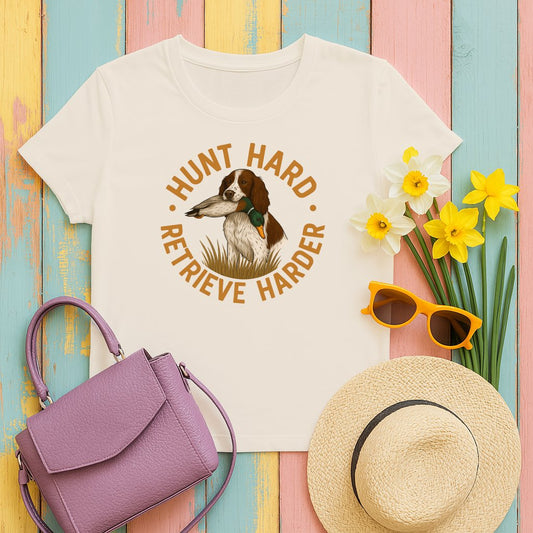 Hunt Hard Retrieve Harder Graphic Print T-Shirt product