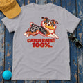 Catch Rate 100% Australian Shepherd T-Shirt in Athletic Heather
