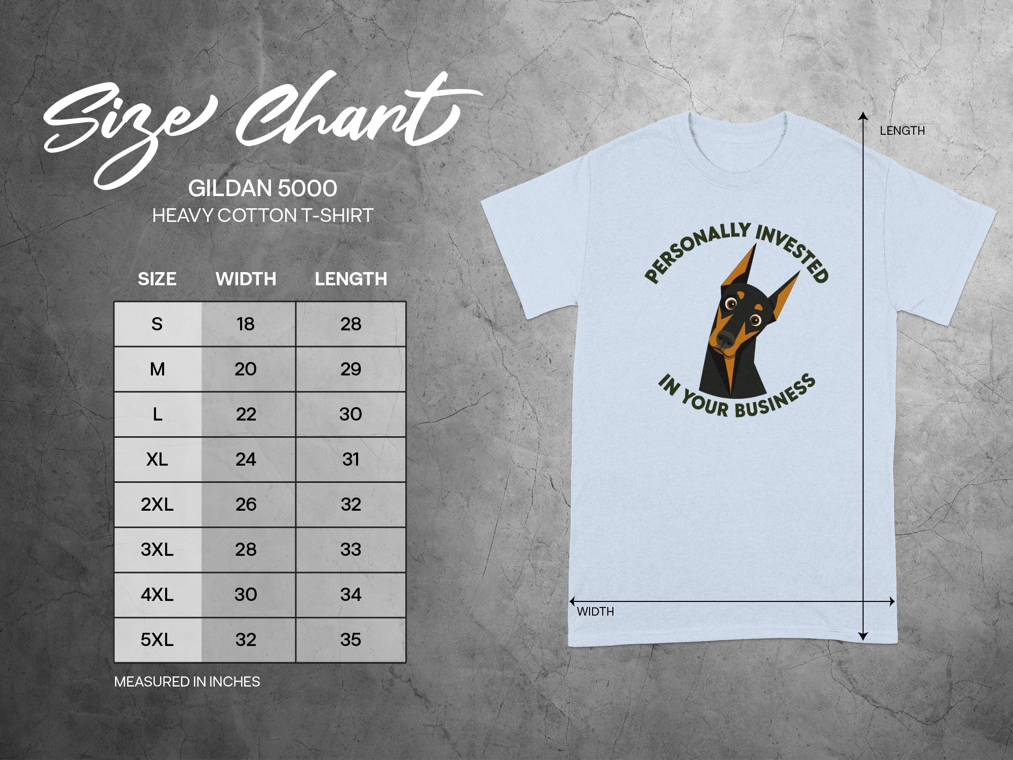 Invested Doberman T-shirt