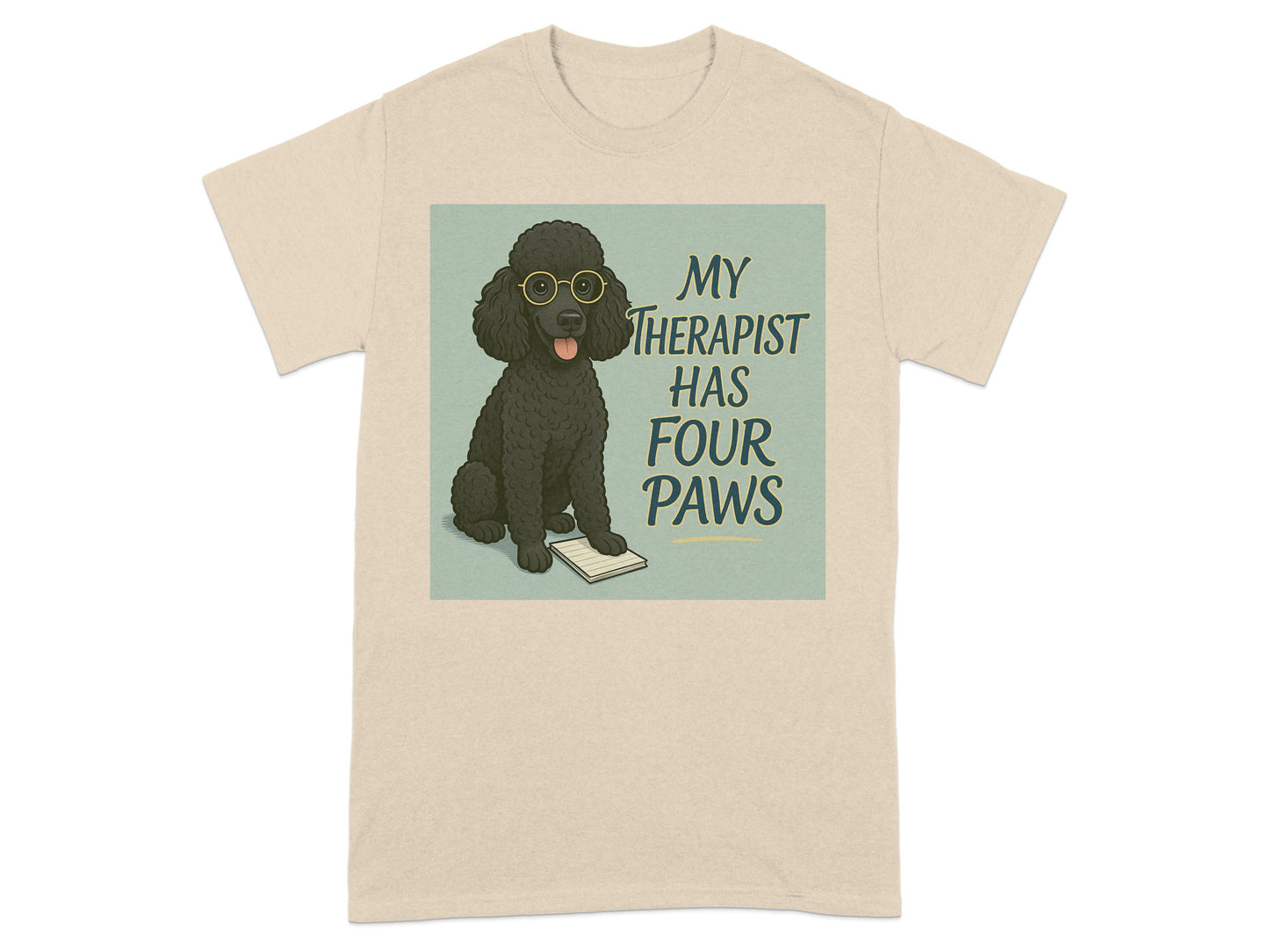 My Therapist Has Four Paws Graphic T-shirt Product