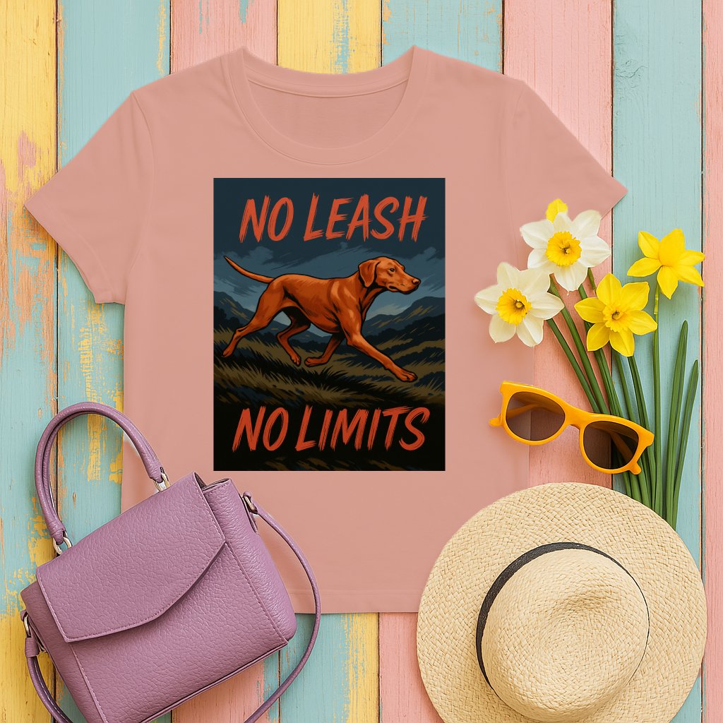 No Leash No Limits Graphic Style T-Shirt product type