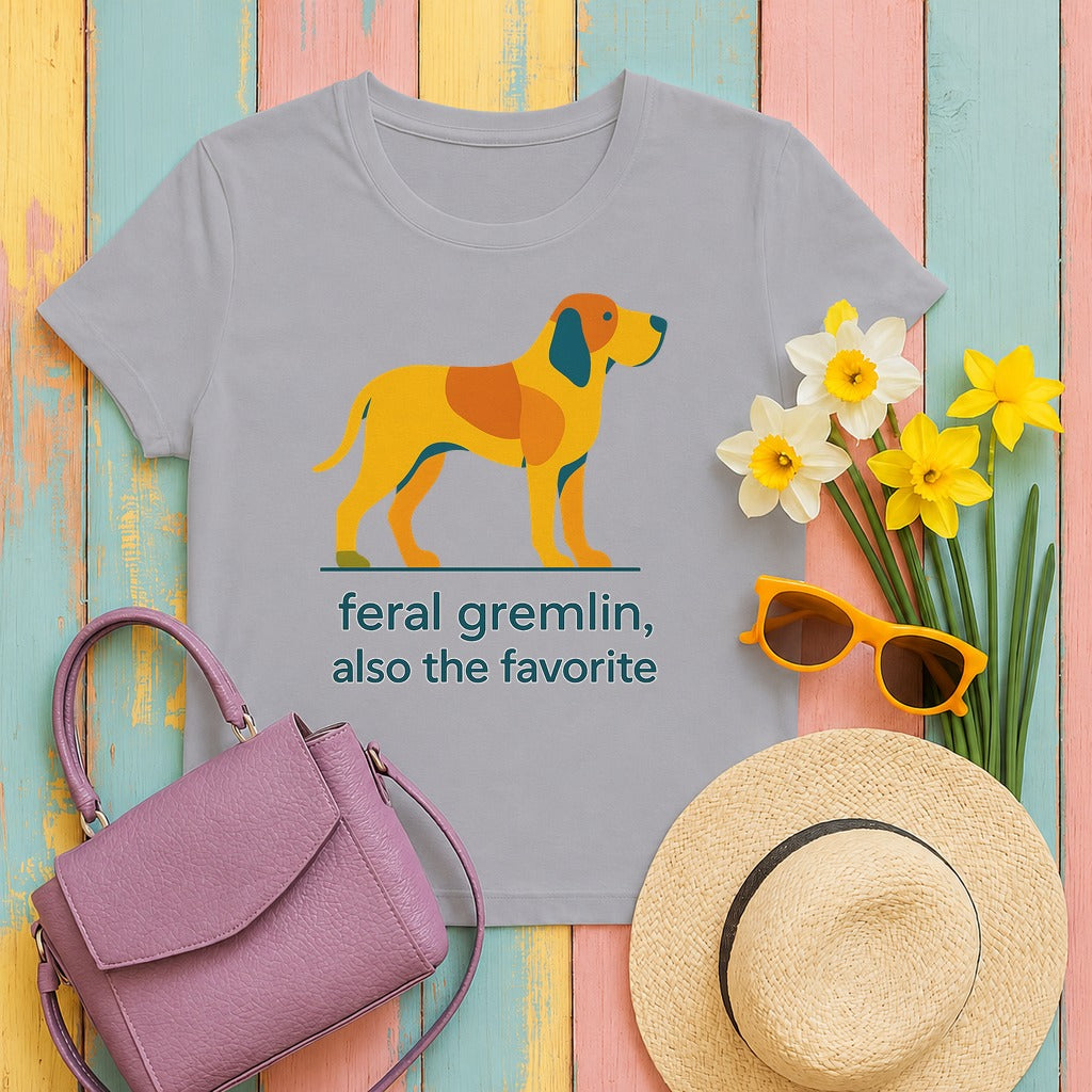 Bracco Italiano Feral Gremlin Tee in Athletic Heather