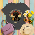 Best German Shorthaired Pointer Dad With Beer T-Shirt in Dark Heather