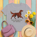 Irish Setter Geometry of Grace T-shirt in Athletic Heather