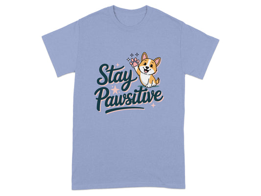 Stay Pawsitive Corgi Graphic T-Shirt product type