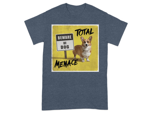 Beware of Dog Funny Corgi Total Menace Shirt product type