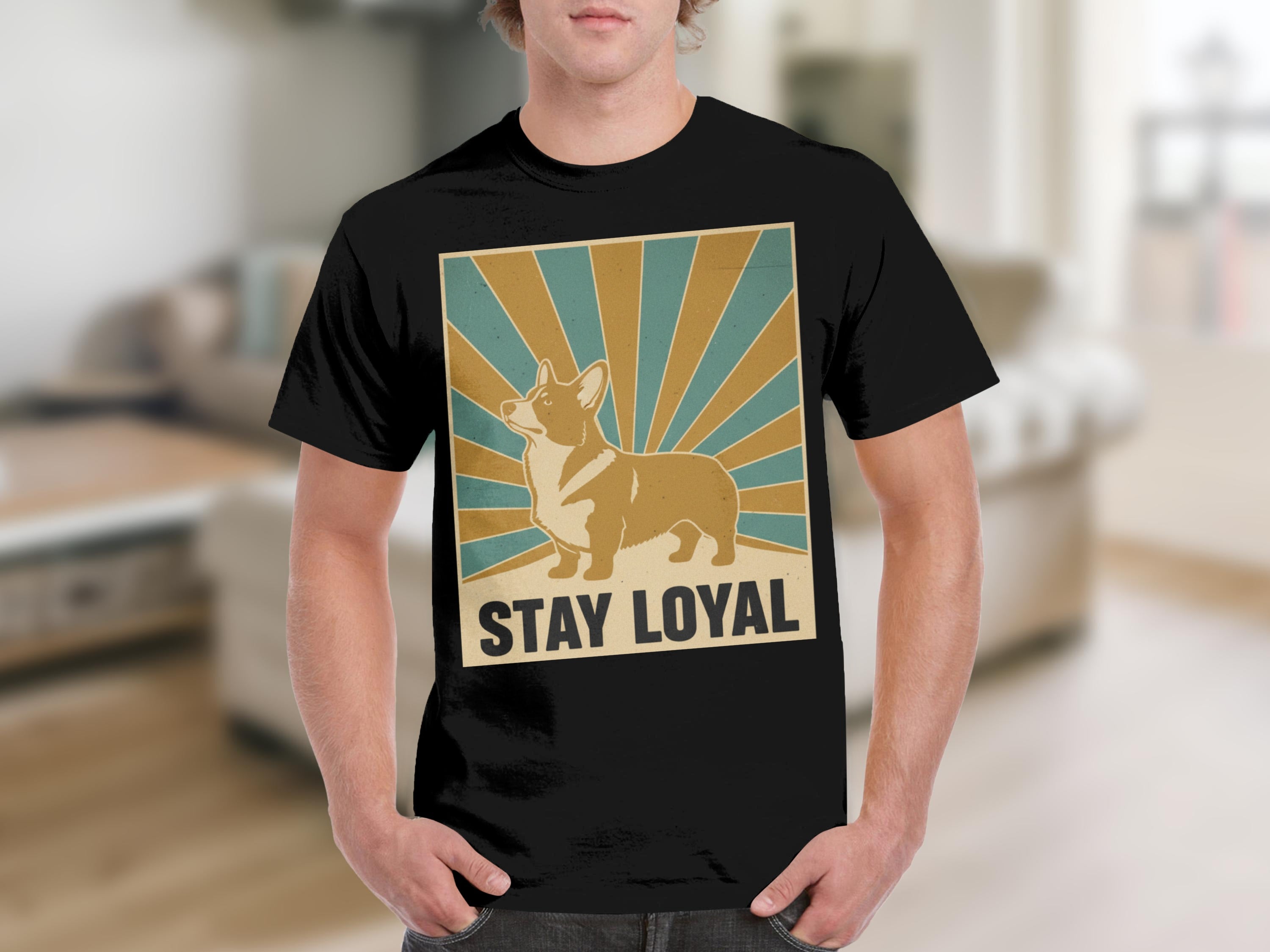 Stay Loyal Corgi Graphic T-Shirt Product