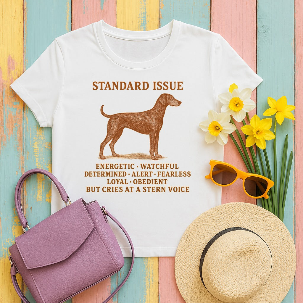 Doberman Standard Issue Tee in White