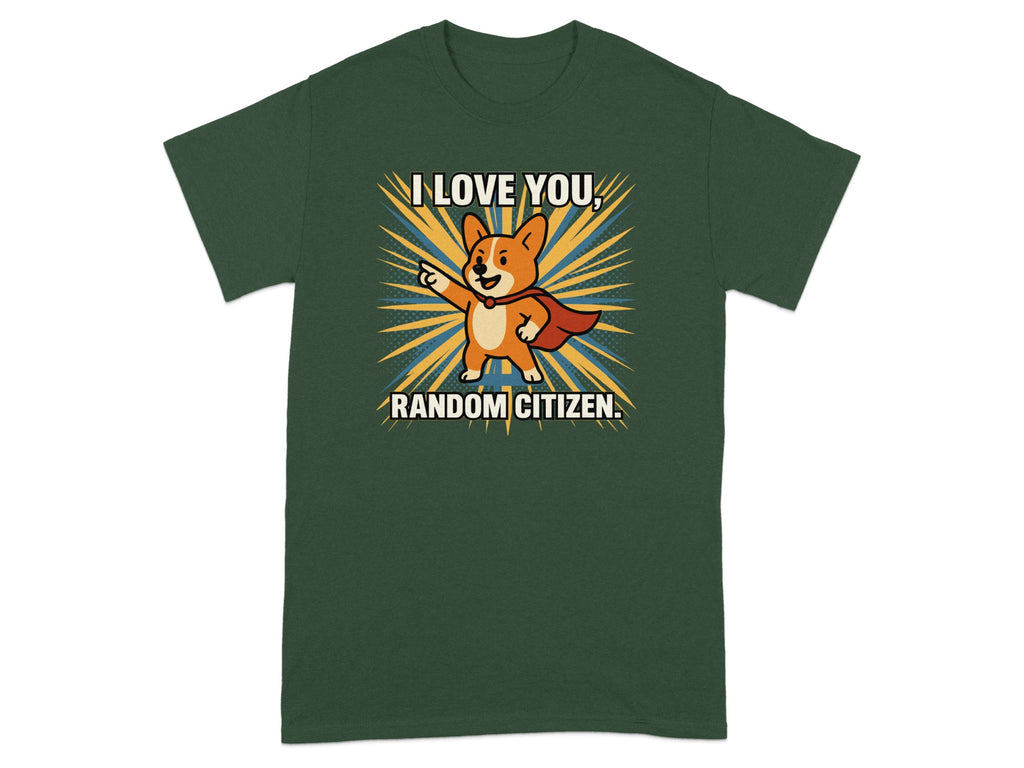 I Love You Random Citizen Cute Fox Graphic Halloween Shirt