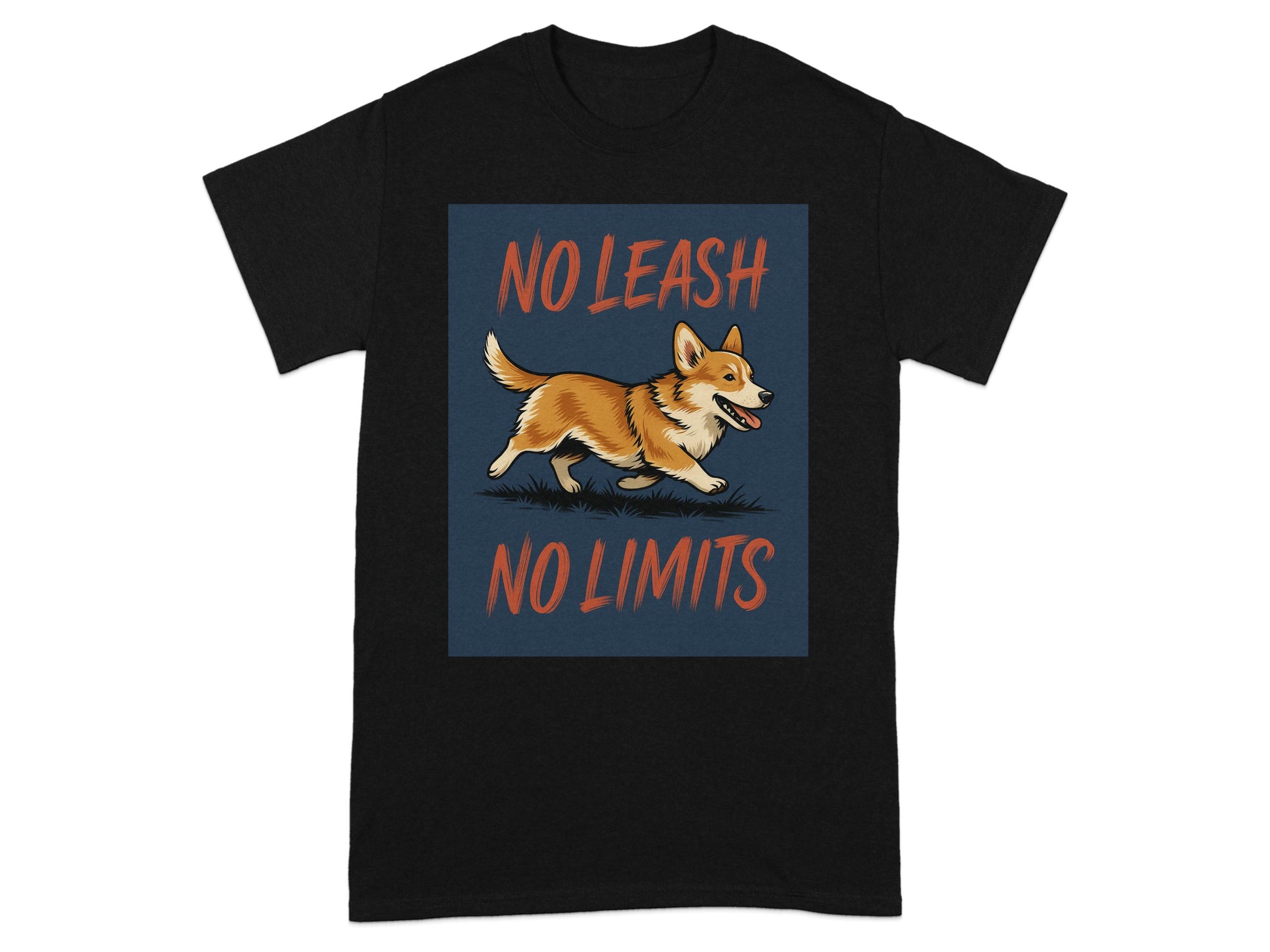 No Leash No Limits Corgi Graphic Tee product