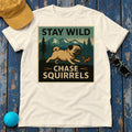 Stay Wild Pug Adventure T-Shirt in Natural