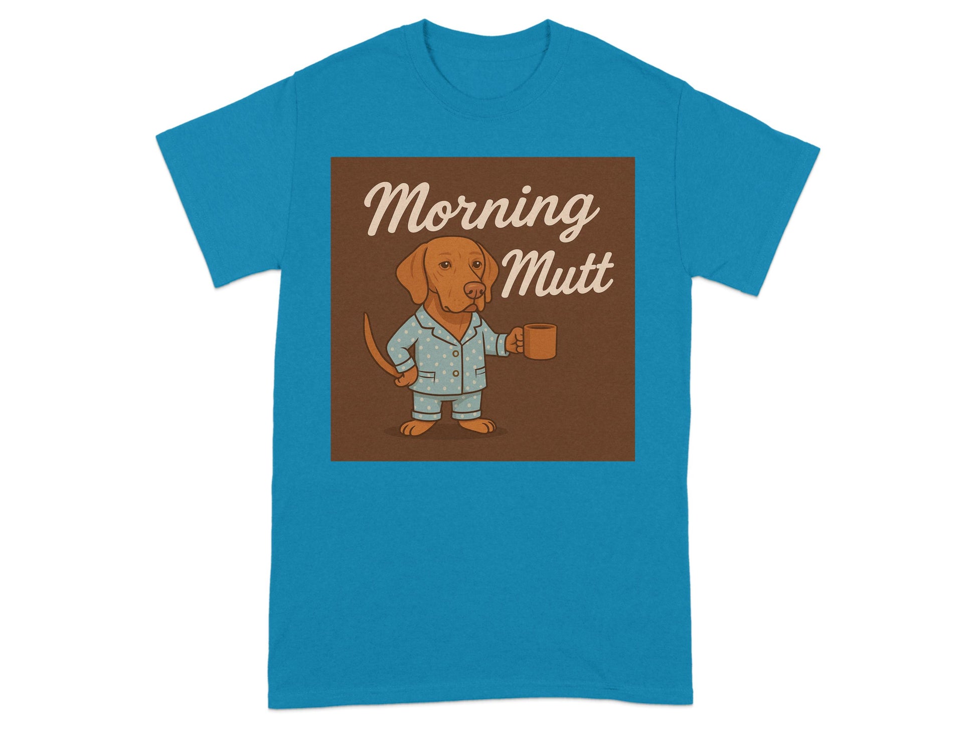 Morning Mutt Funny Dog Graphic T-Shirt product