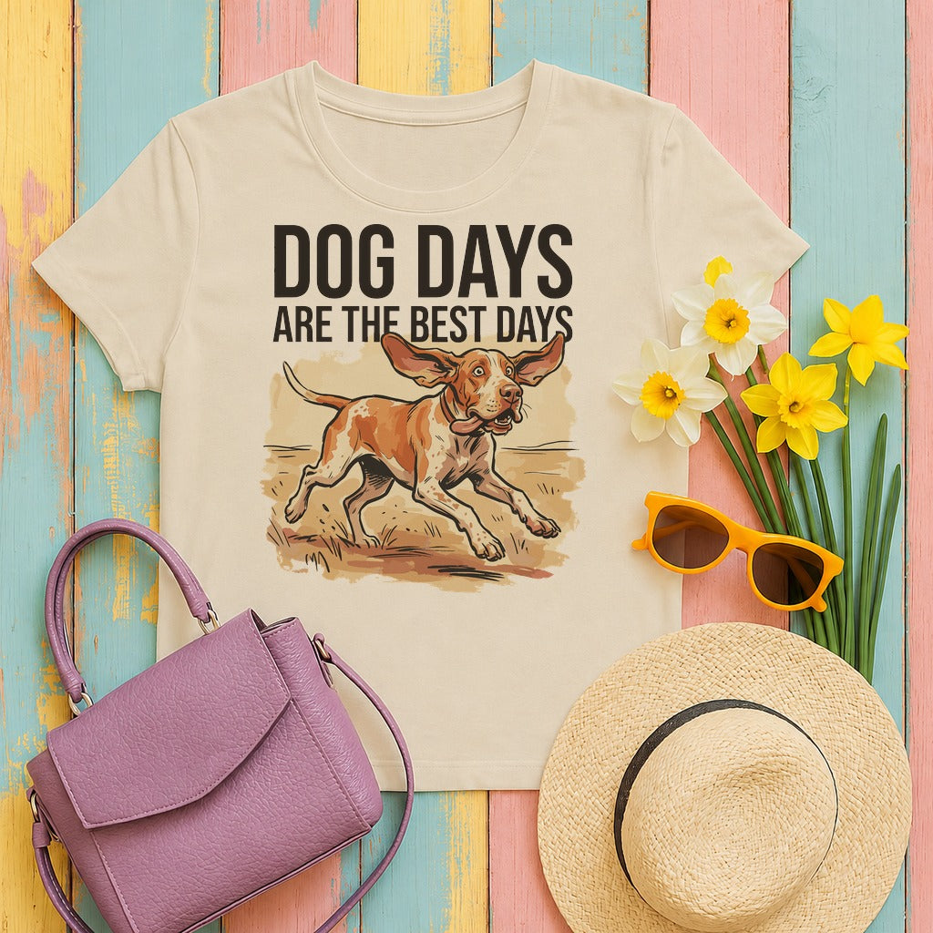 Joyful Dog Days Bracco Italiano t-shirt