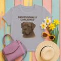 Cane Corso Professionally Concerned Tee in Athletic Heather