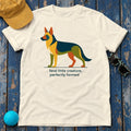 Feral Creature German Shepherd T-Shirt in Natural