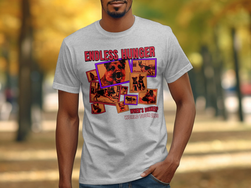 ENDLESS HUNGER WHEN'S DINNER WORLD TOUR 1995 t-shirt