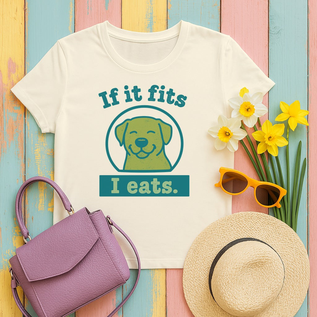 If It Fits I Eats Lab T-Shirt in Natural