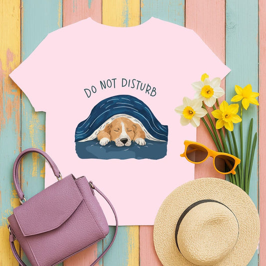Adorable Dog Sleeping Do Not Disturb T-Shirt product type