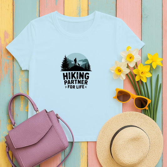Hiking Partner for Life Scenic Design Shirt product
