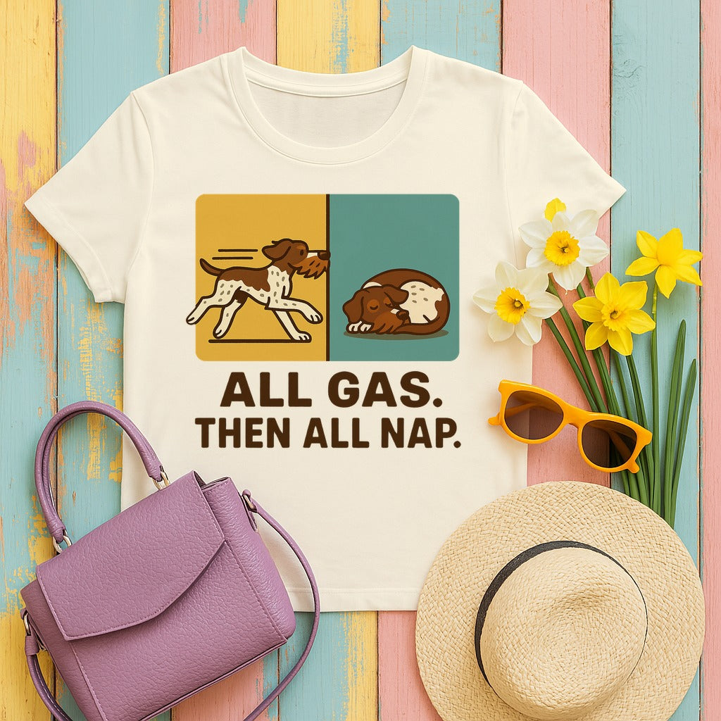 GWP All Gas Then All Nap Tee in Natural