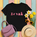 Chihuahua Moods Illustrated T-Shirt in Black