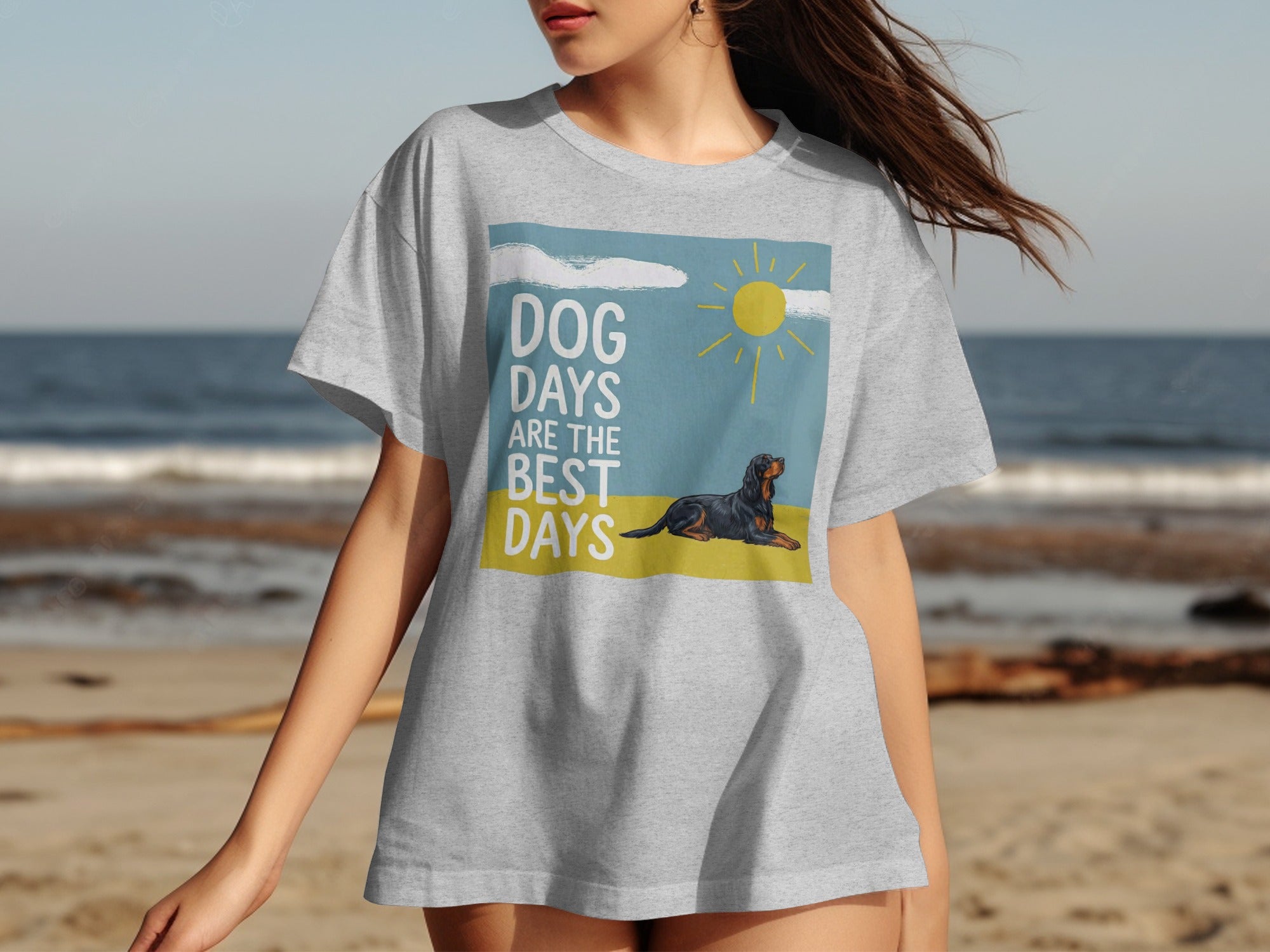 Dog Days Are the Best Days Stylish Beachwear Shirt
