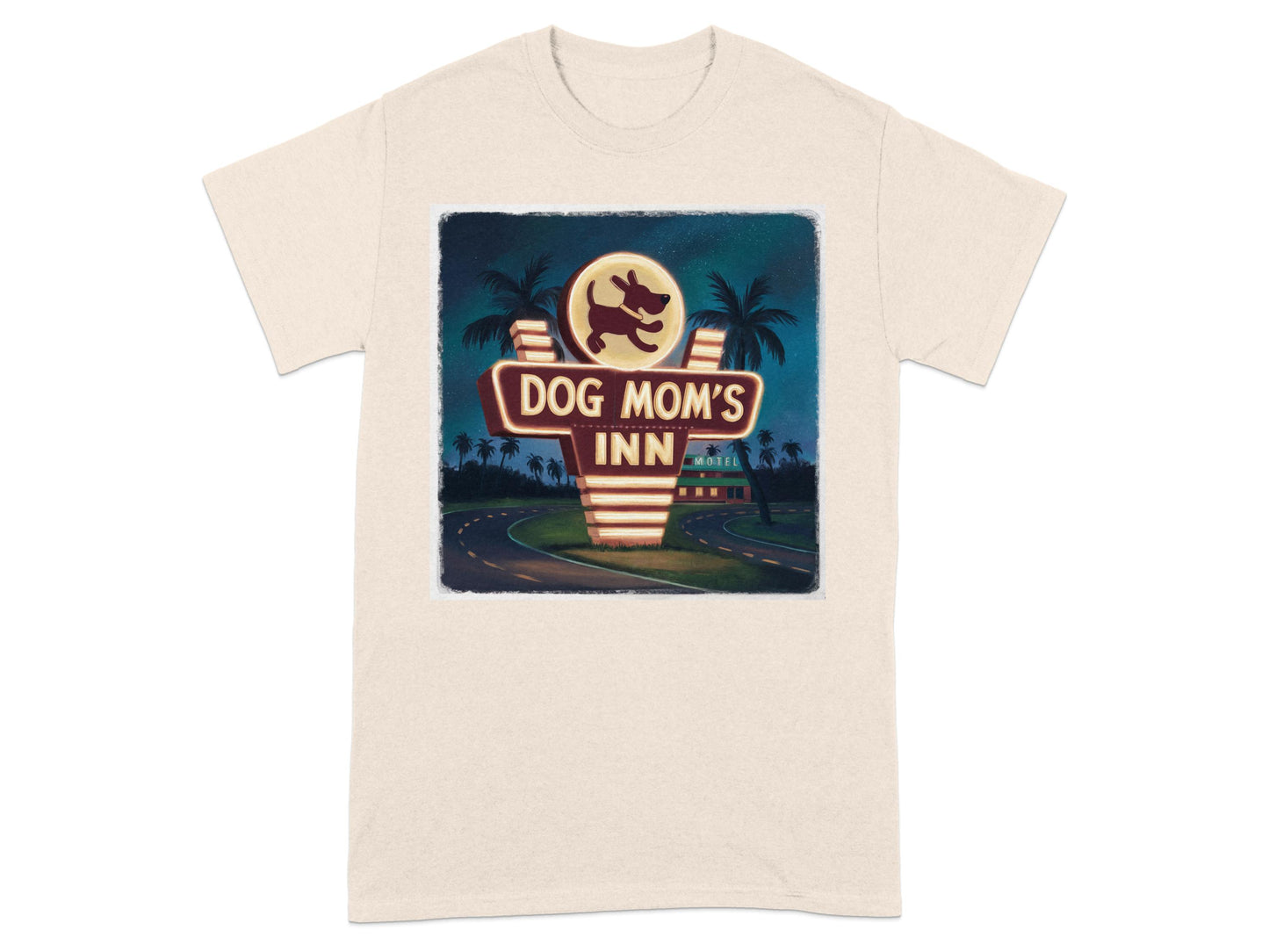 Dog Moms Inn Graphic T-Shirt for Canine Lovers product type