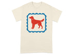 Red Dog Graphic on Beige Casual Shirt Product