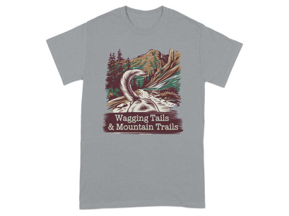Wagging Tails & Mountain Trails Graphic T-Shirt product type