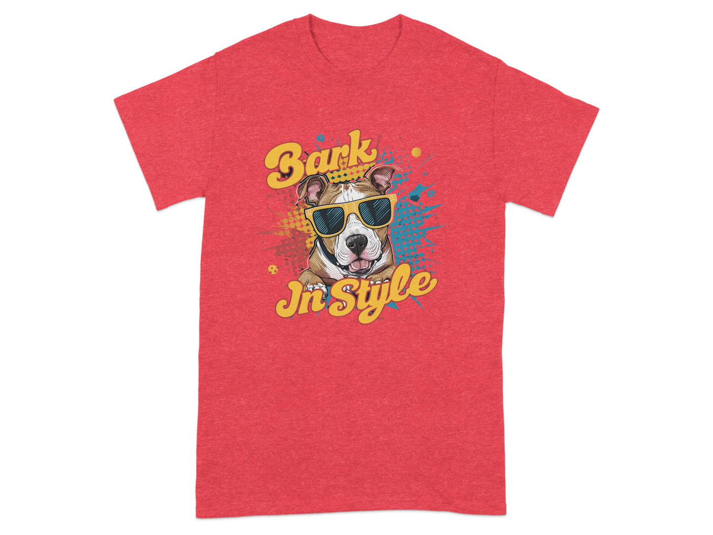 Bark In Style Graphic Dog wearing Sunglasses T-shirt product
