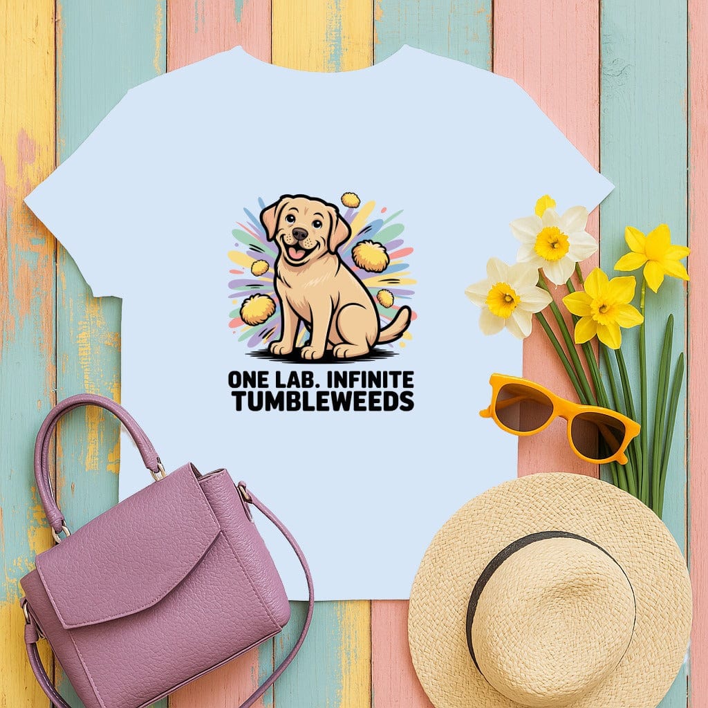 Colorful Labrador Dog Tumbleweeds Graphic T-Shirt product