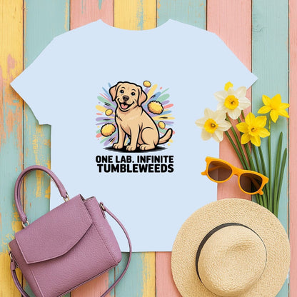 Colorful Labrador Dog Tumbleweeds Graphic T-Shirt product