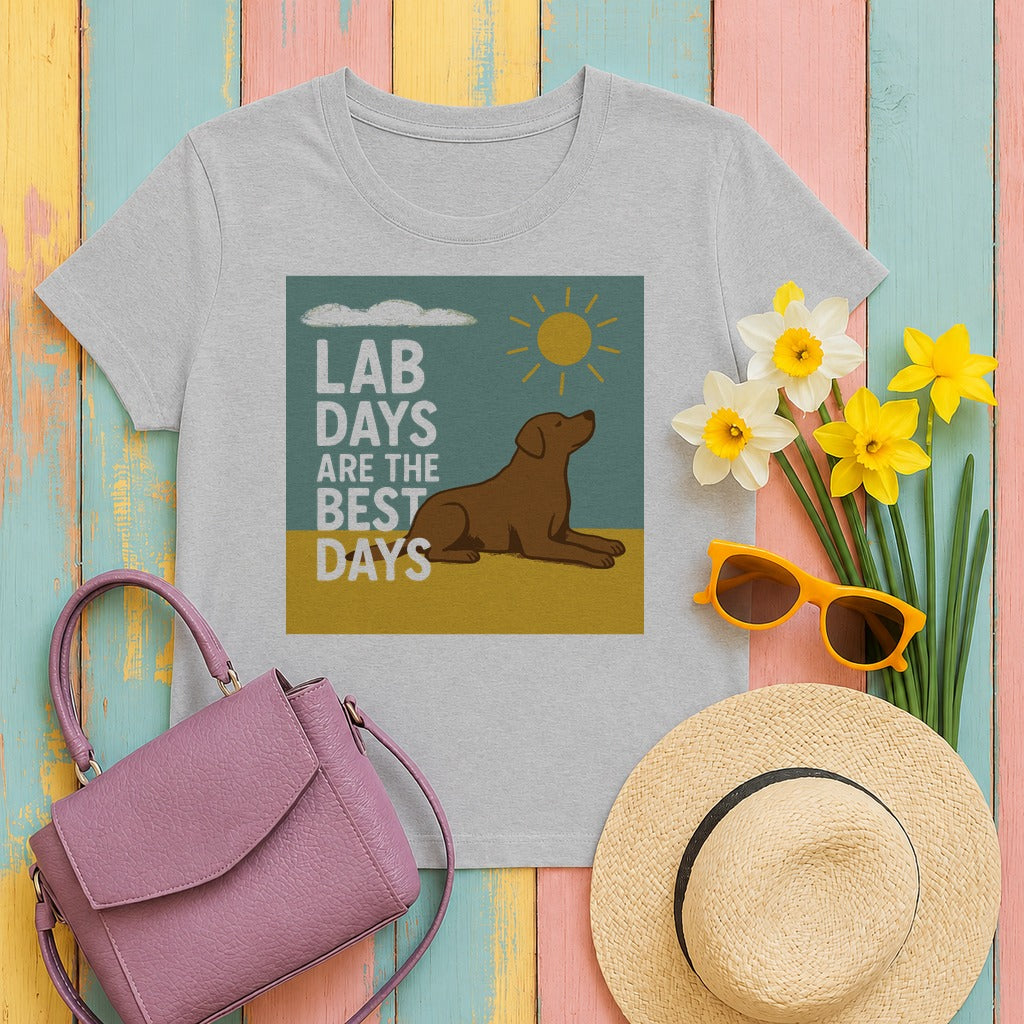 Lab Days Are The Best Days T-shirt in Sport Grey