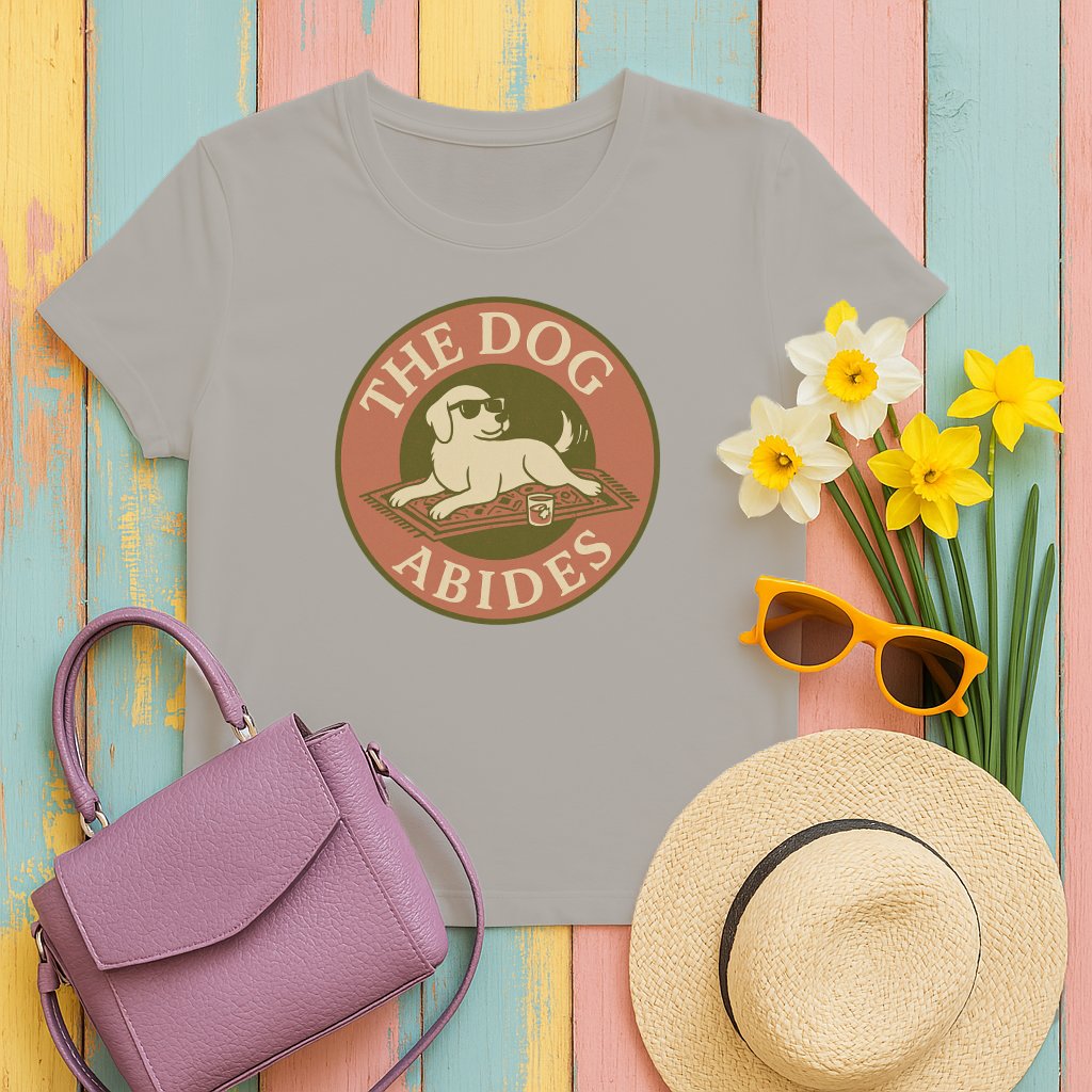 The Dog Abides Graphic Tee Casual Wear product type