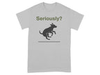 Seriously Dog Silhouette Graphic T-shirt