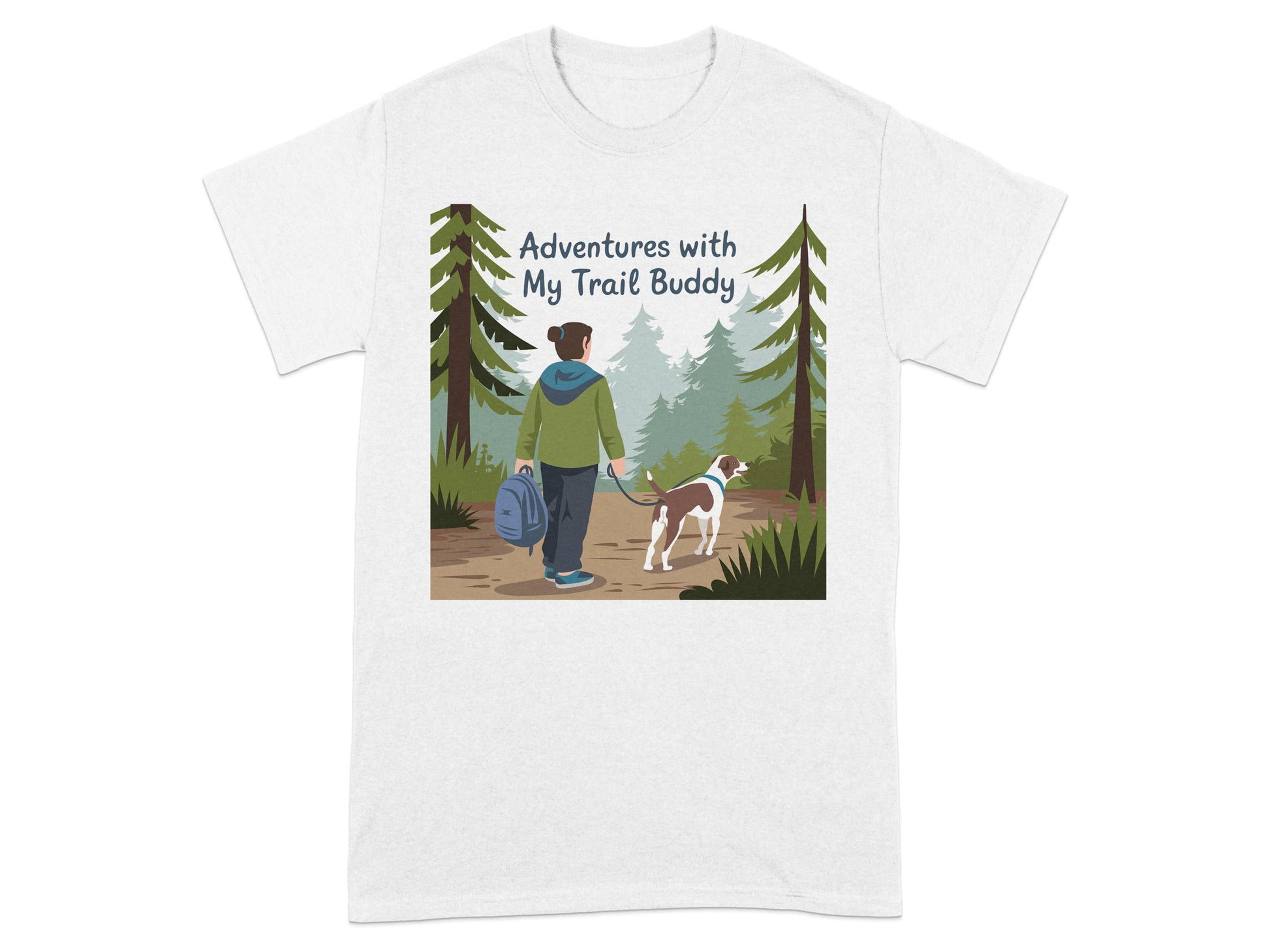 Adventures with My Trail Buddy Graphic T-shirt product