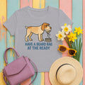 Spinone Italiano Beard Rag at the Ready Tee in Athletic Heather