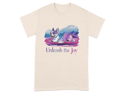 Unleash the Joy French Bulldog Art T-shirt product