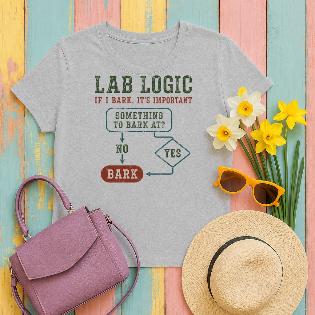 Lab Wisdom T-Shirt in Sport Grey