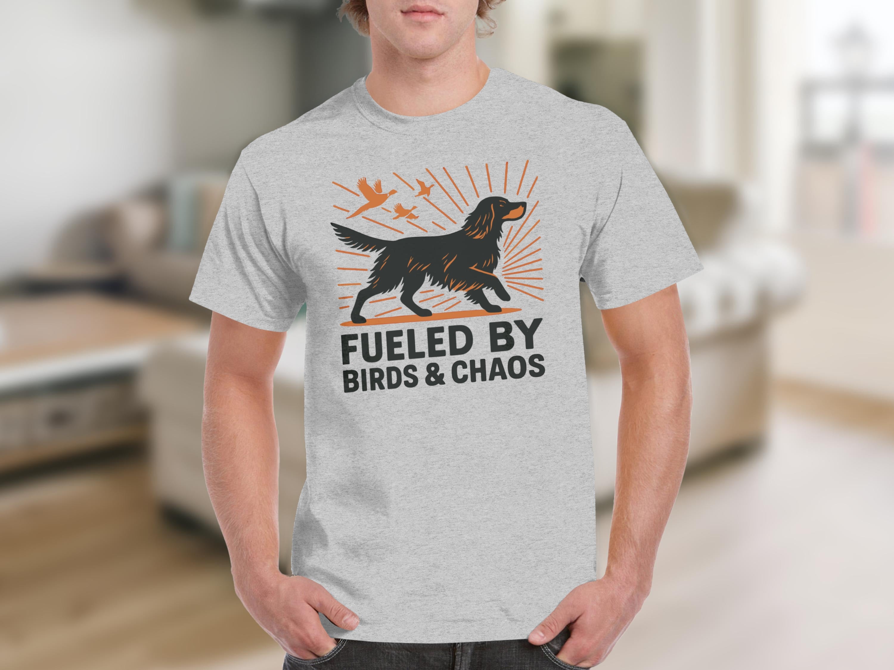 Fueled By Birds and Chaos Graphic Tee Shirt