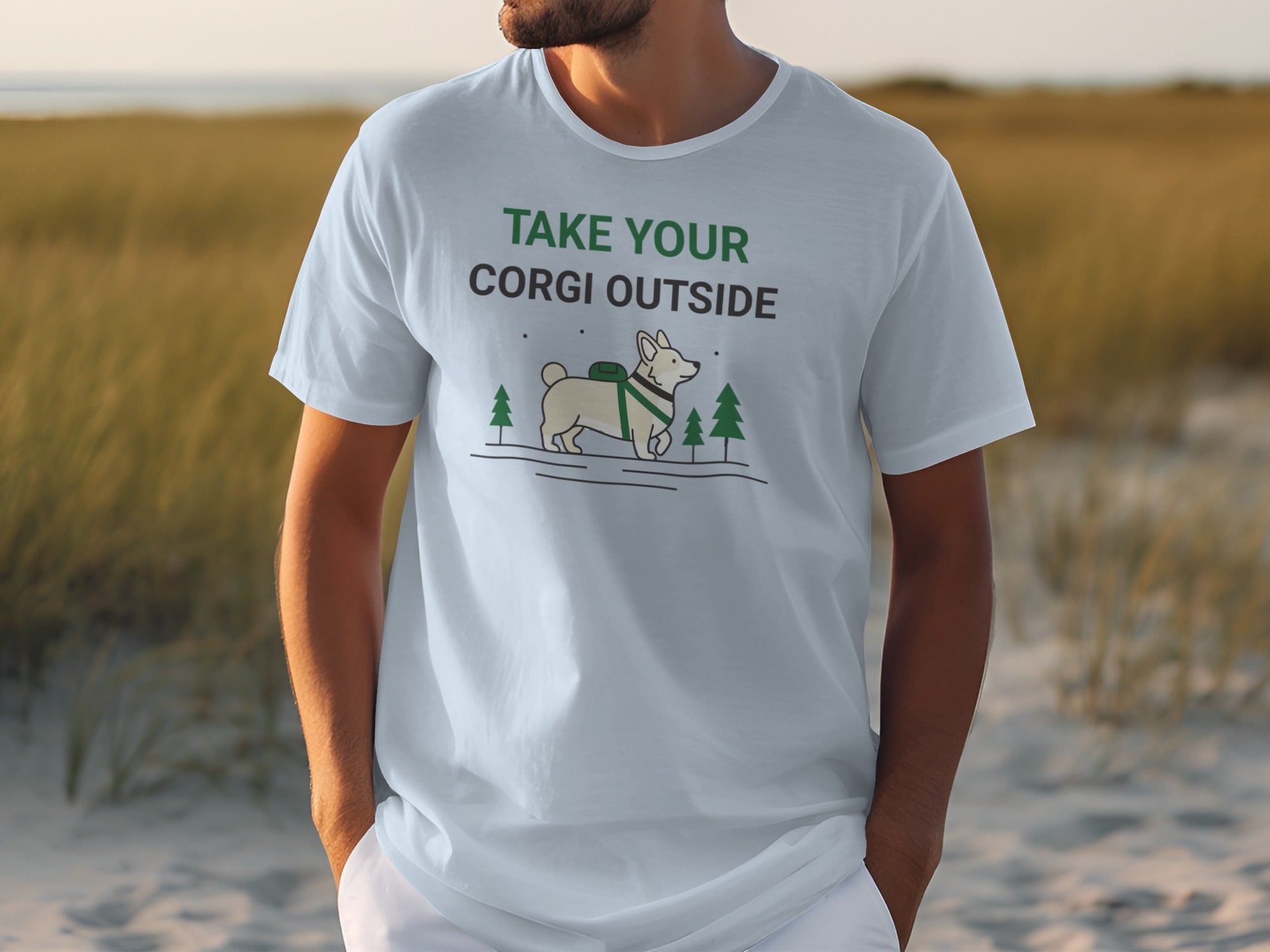 Take Your Corgi Outside Graphic Tee