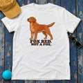 Fox Red Not A Fox Labrador T-Shirt in White