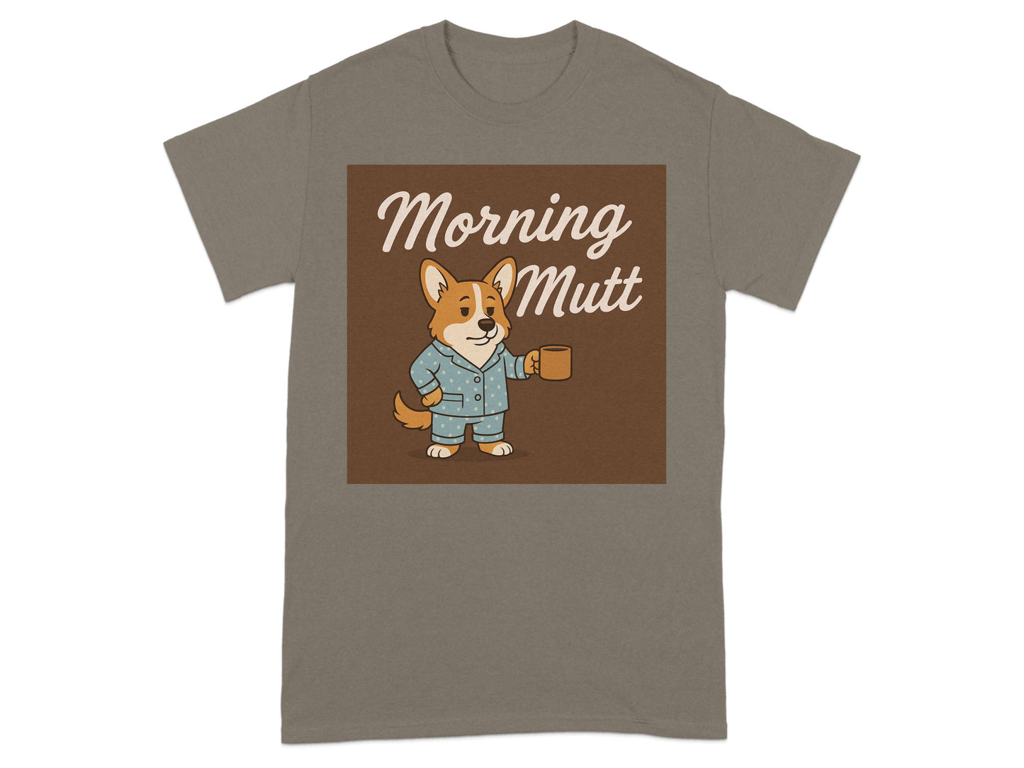 Morning Mutt Cartoon Dog Graphic T-Shirt product