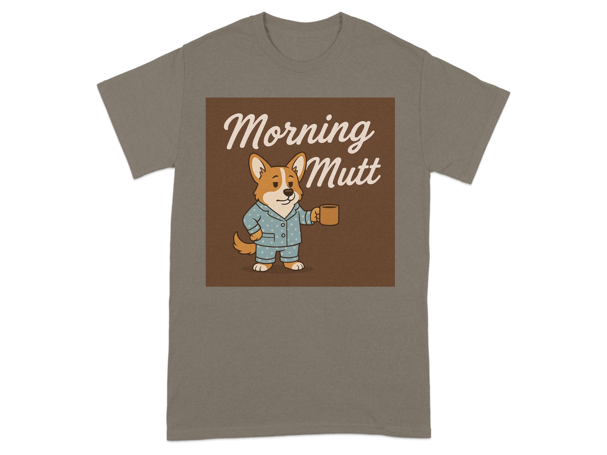 Morning Mutt Cartoon Dog Graphic T-Shirt product