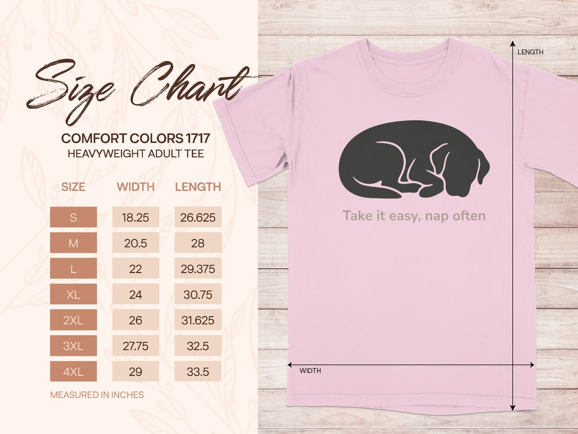 Take it easy nap often Graphic Comfort Colors T-shirt