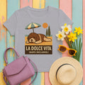 Lagotto La Dolce Vita Tee in Athletic Heather