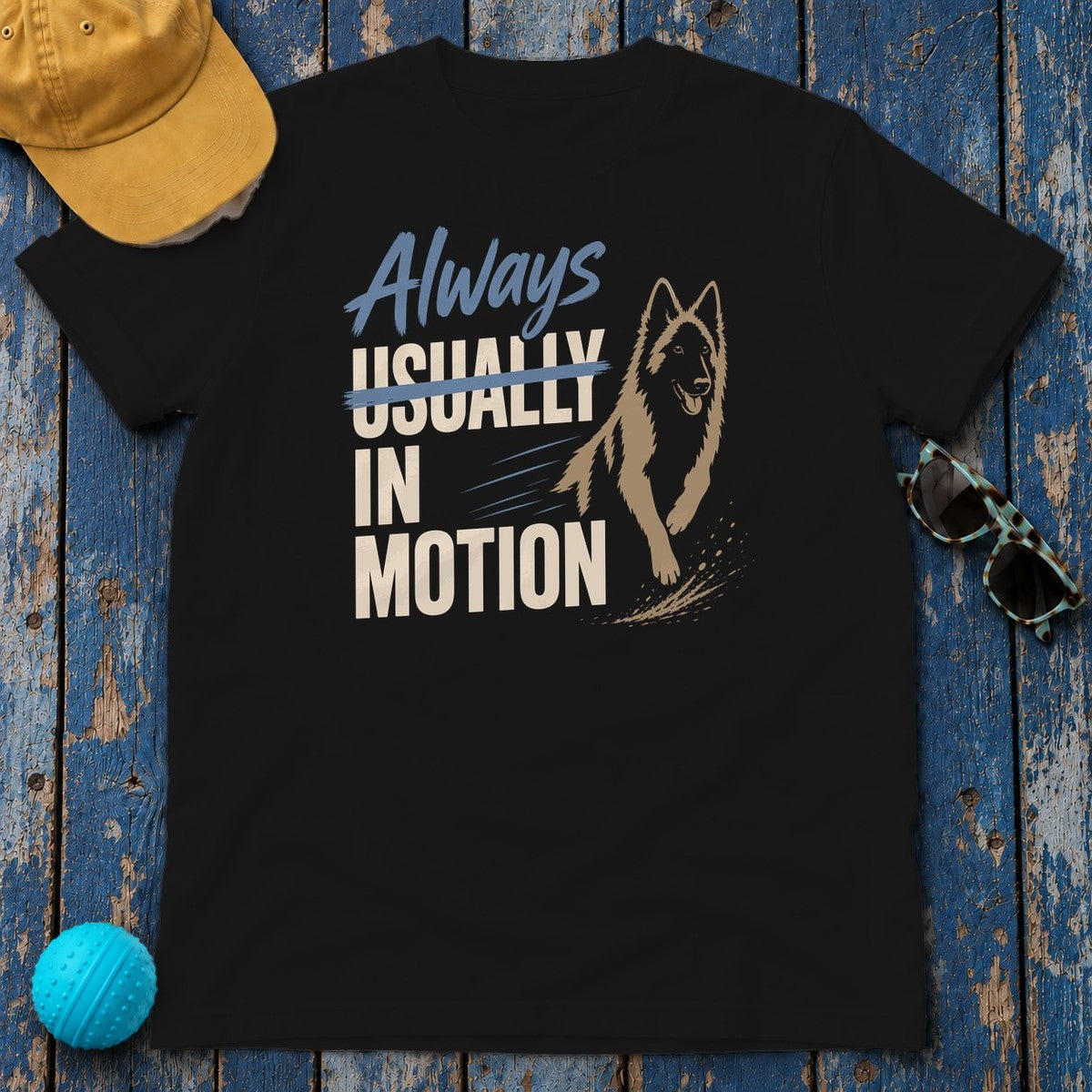 Always In Motion Tervuren T-Shirt in Black
