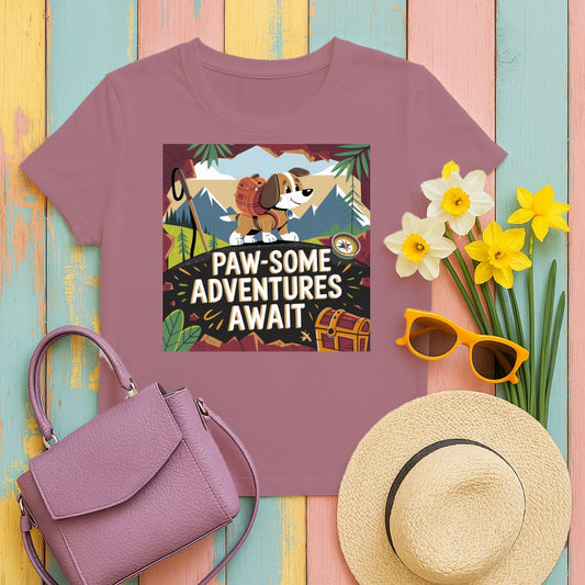 Exciting Paw-Some Adventures Await Graphic T-Shirt product type