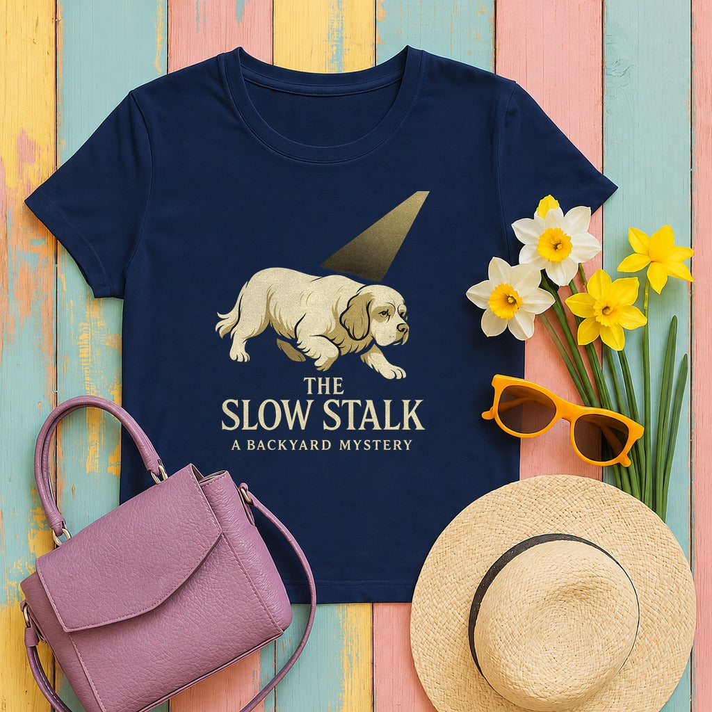 Clumber The Slow Stalk Tee in Navy